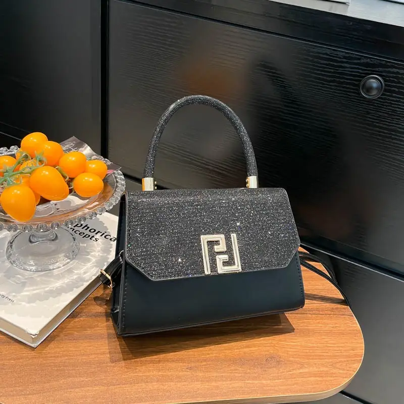 2025 New Korean Fashion Small Square Bag Cross-Border Chain Women's Bag Light Luxury Versatile Stylish Single Shoulder Crossbody Underarm Bag luggage and leather goods - Image 7