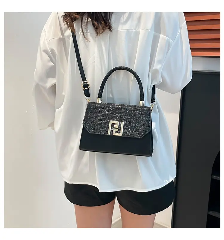 2025 New Korean Fashion Small Square Bag Cross-Border Chain Women's Bag Light Luxury Versatile Stylish Single Shoulder Crossbody Underarm Bag luggage and leather goods — feature 13
