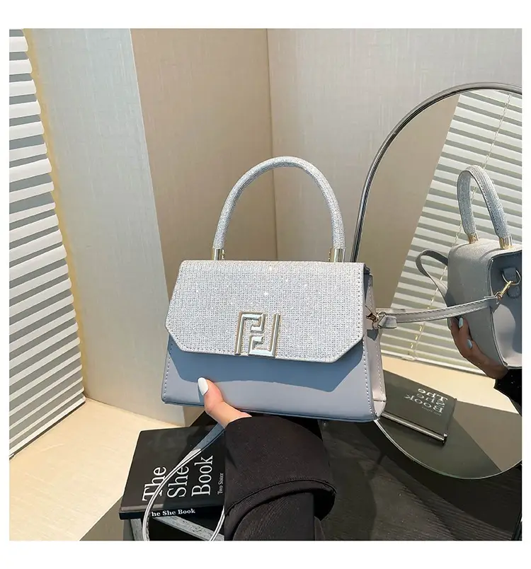 2025 New Korean Fashion Small Square Bag Cross-Border Chain Women's Bag Light Luxury Versatile Stylish Single Shoulder Crossbody Underarm Bag luggage and leather goods — feature 29