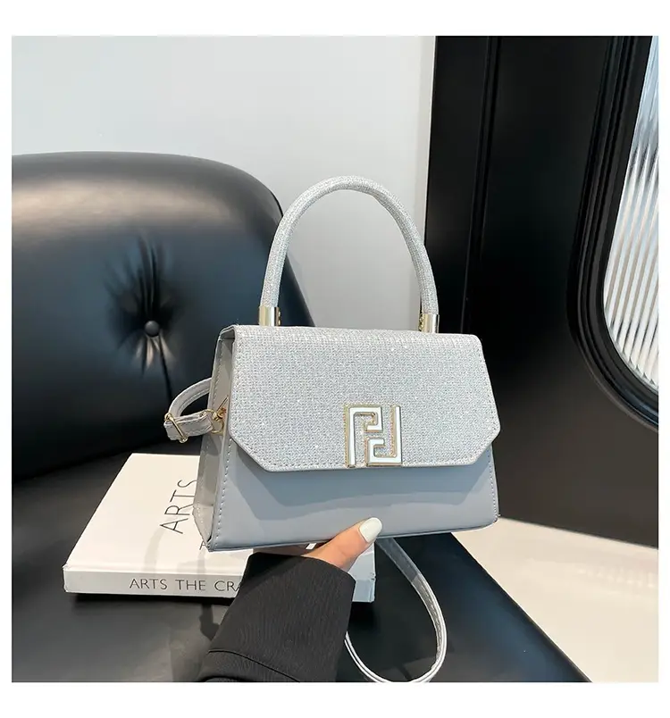 2025 New Korean Fashion Small Square Bag Cross-Border Chain Women's Bag Light Luxury Versatile Stylish Single Shoulder Crossbody Underarm Bag luggage and leather goods — feature 30