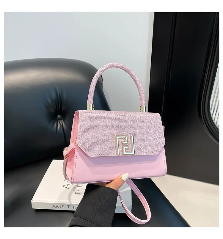 2025 New Korean Fashion Small Square Bag Cross-Border Chain Women's Bag Light Luxury Versatile Stylish Single Shoulder Crossbody Underarm Bag luggage and leather goods — feature 31