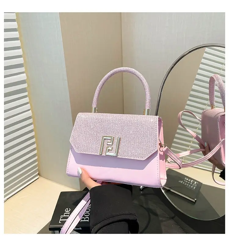 2025 New Korean Fashion Small Square Bag Cross-Border Chain Women's Bag Light Luxury Versatile Stylish Single Shoulder Crossbody Underarm Bag luggage and leather goods — feature 32