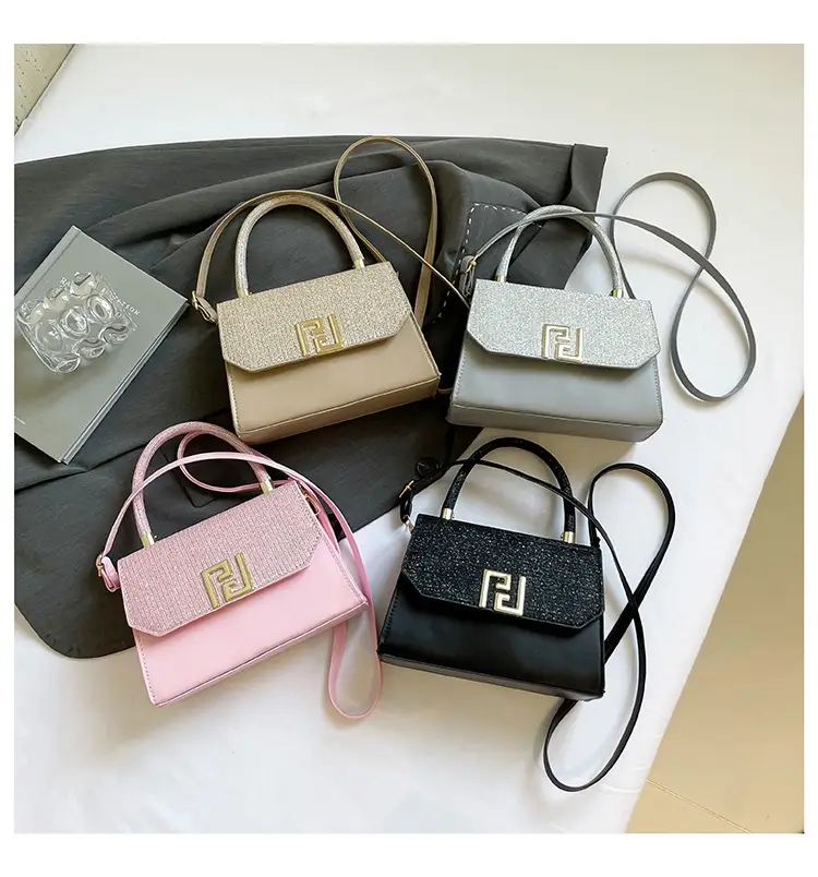 2025 New Korean Fashion Small Square Bag Cross-Border Chain Women's Bag Light Luxury Versatile Stylish Single Shoulder Crossbody Underarm Bag luggage and leather goods — feature 33