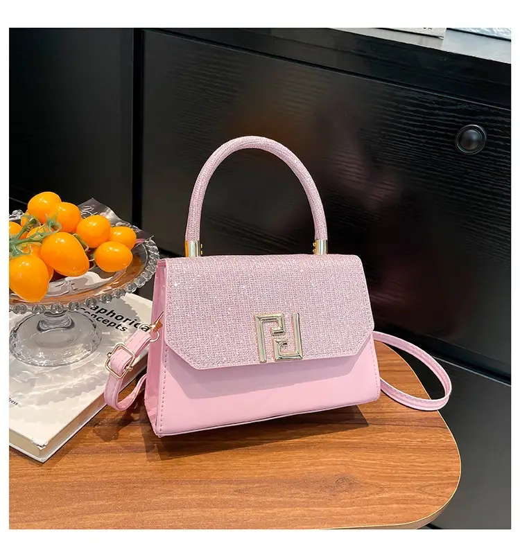 2025 New Korean Fashion Small Square Bag Cross-Border Chain Women's Bag Light Luxury Versatile Stylish Single Shoulder Crossbody Underarm Bag luggage and leather goods - Image 3
