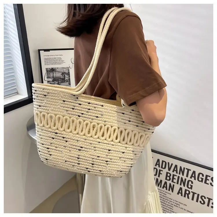 New Large Capacity French Straw Bag for Women — feature 10