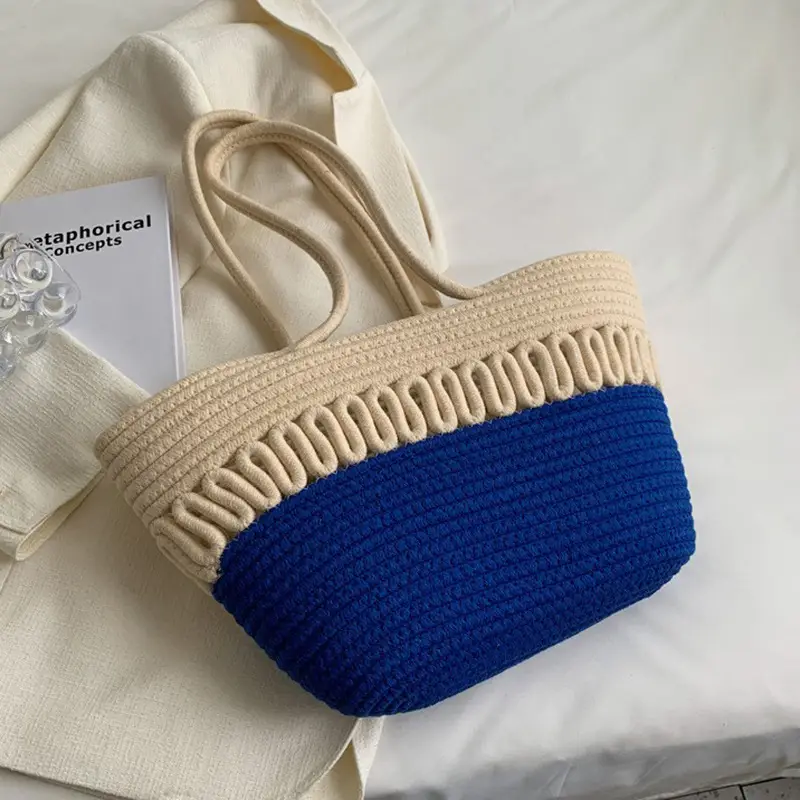 New Large Capacity French Straw Bag for Women - Image 5