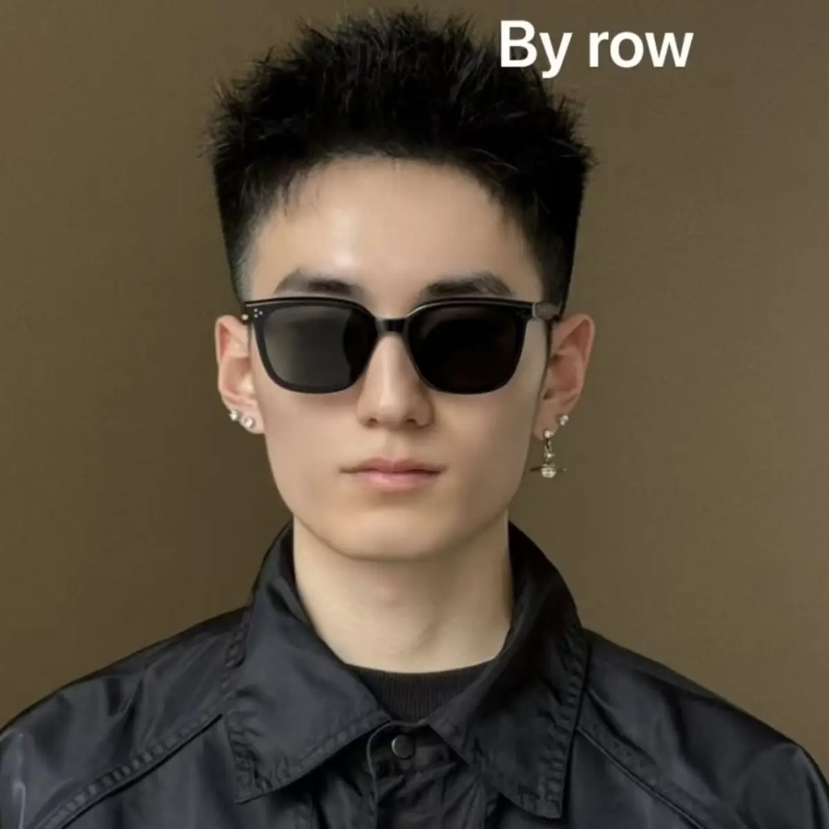 Men Women Square Sunglasses Black Frame 2025 - Image 12