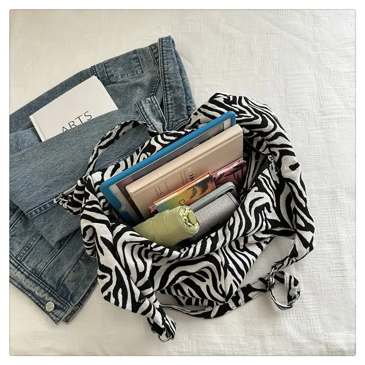 Summer Plaid Women's Shoulder Bag Large Capacity — feature 12