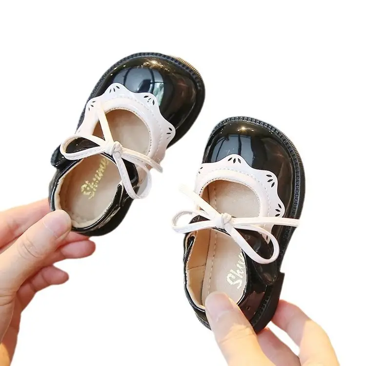 Baby Girls Red Lace Up Shoes One Year Old