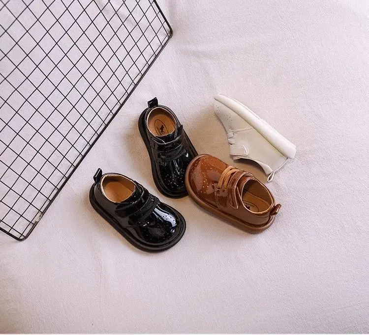 Baby Leather Shoes Black 1-3Yrs Non-Slip — feature 4