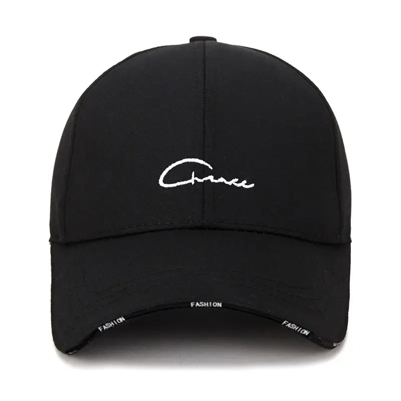 Black Korean Style Baseball Cap for Men Women Autumn Winter Casual Sun Visor Caps — feature 2