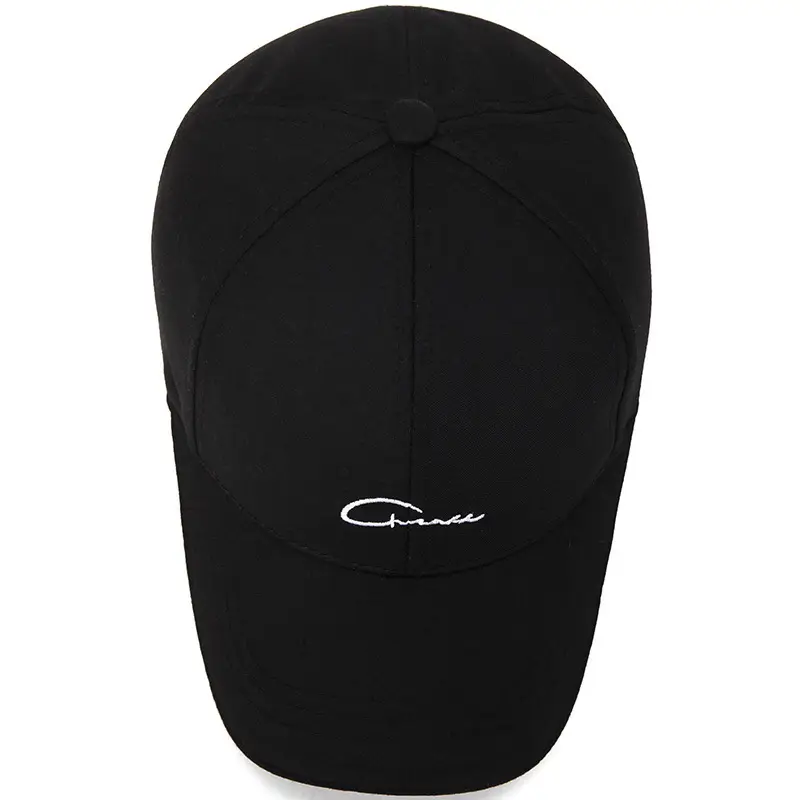 Black Korean Style Baseball Cap for Men Women Autumn Winter Casual Sun Visor Caps — feature 4
