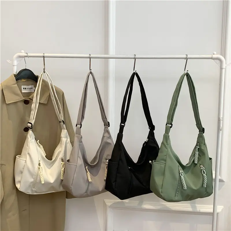 Black Large Capacity Crossbody Bag for Women - Image 8