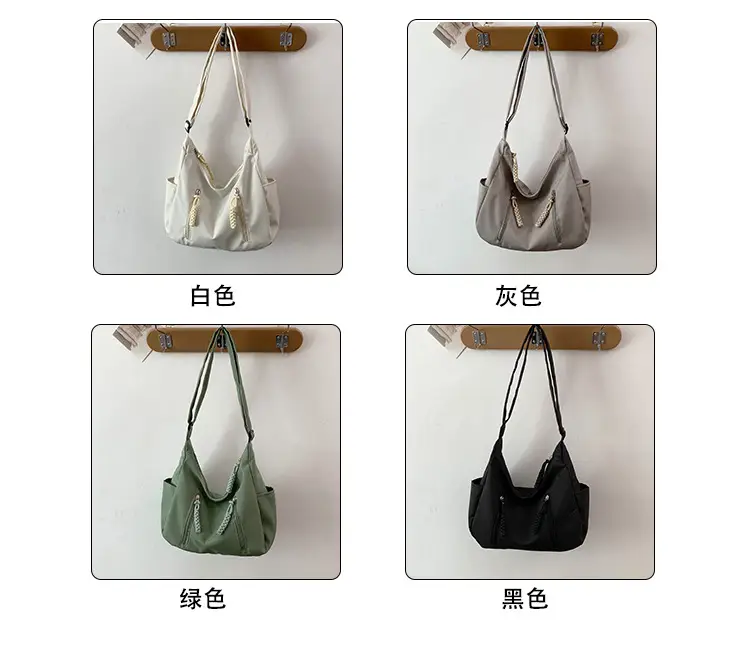 Black Large Capacity Crossbody Bag for Women — feature 2