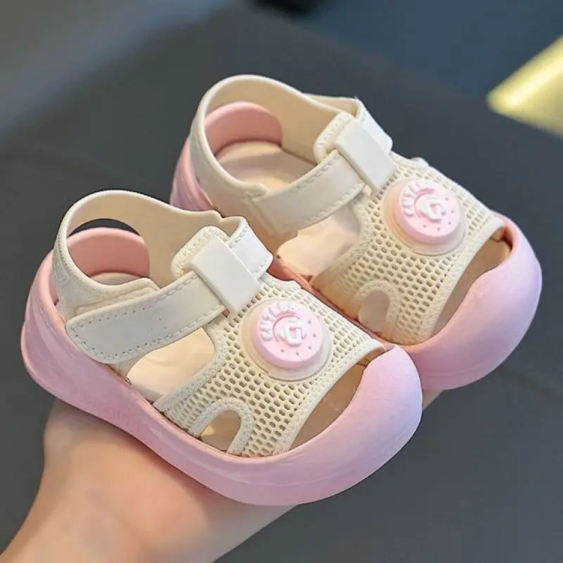 Toddler Shoes 2026 New Model for Young Children, Closed-Toe Girls' Sandals, Non-Slip Summer Baby Shoes, Cross-Border Shipping - Image 8