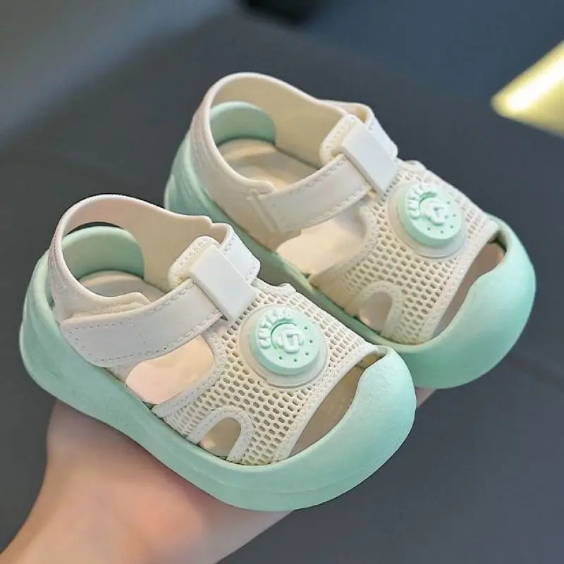 Toddler Shoes 2026 New Model for Young Children, Closed-Toe Girls' Sandals, Non-Slip Summer Baby Shoes, Cross-Border Shipping - Image 9