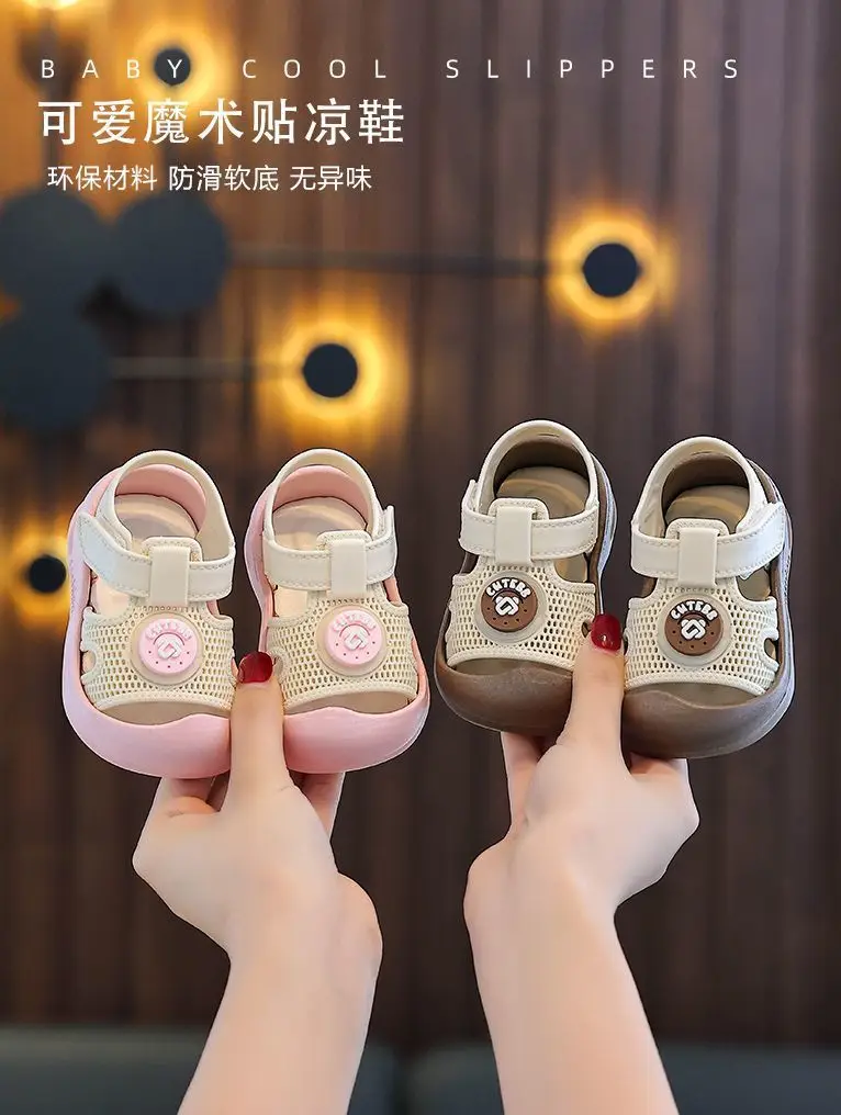 Toddler Shoes 2026 New Model for Young Children, Closed-Toe Girls' Sandals, Non-Slip Summer Baby Shoes, Cross-Border Shipping — feature 1
