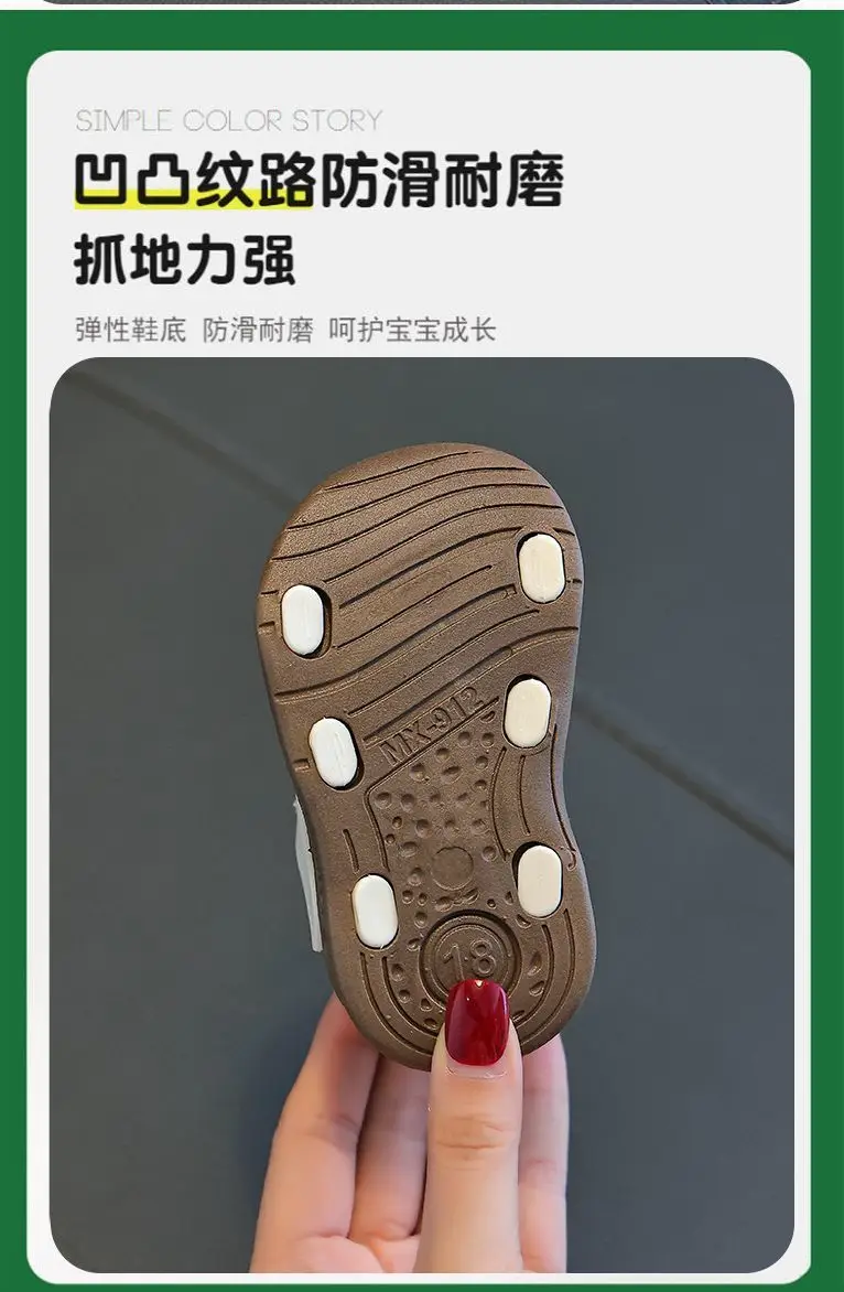 Toddler Shoes 2026 New Model for Young Children, Closed-Toe Girls' Sandals, Non-Slip Summer Baby Shoes, Cross-Border Shipping — feature 3