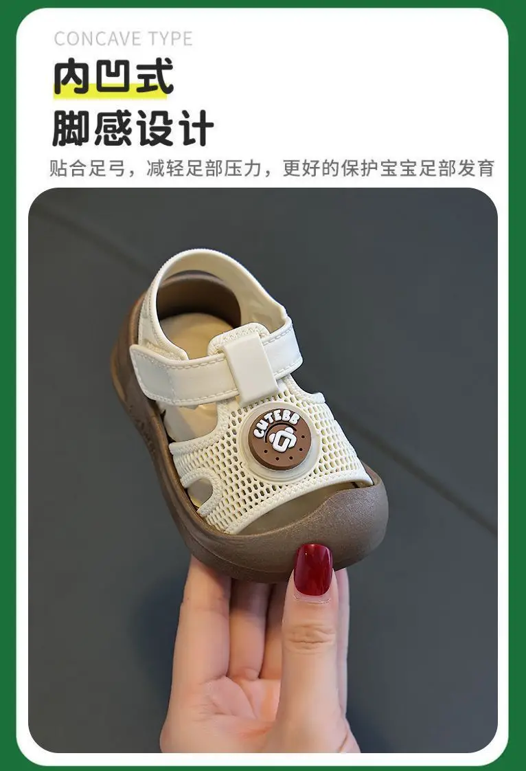 Toddler Shoes 2026 New Model for Young Children, Closed-Toe Girls' Sandals, Non-Slip Summer Baby Shoes, Cross-Border Shipping — feature 4