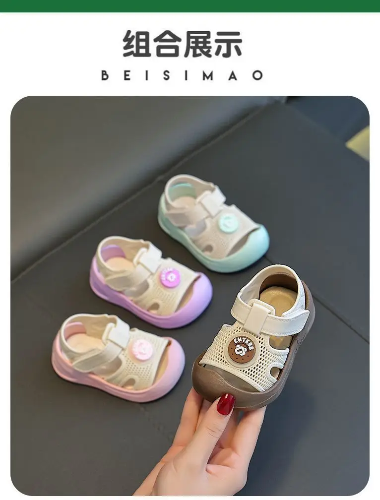 Toddler Shoes 2026 New Model for Young Children, Closed-Toe Girls' Sandals, Non-Slip Summer Baby Shoes, Cross-Border Shipping — feature 9