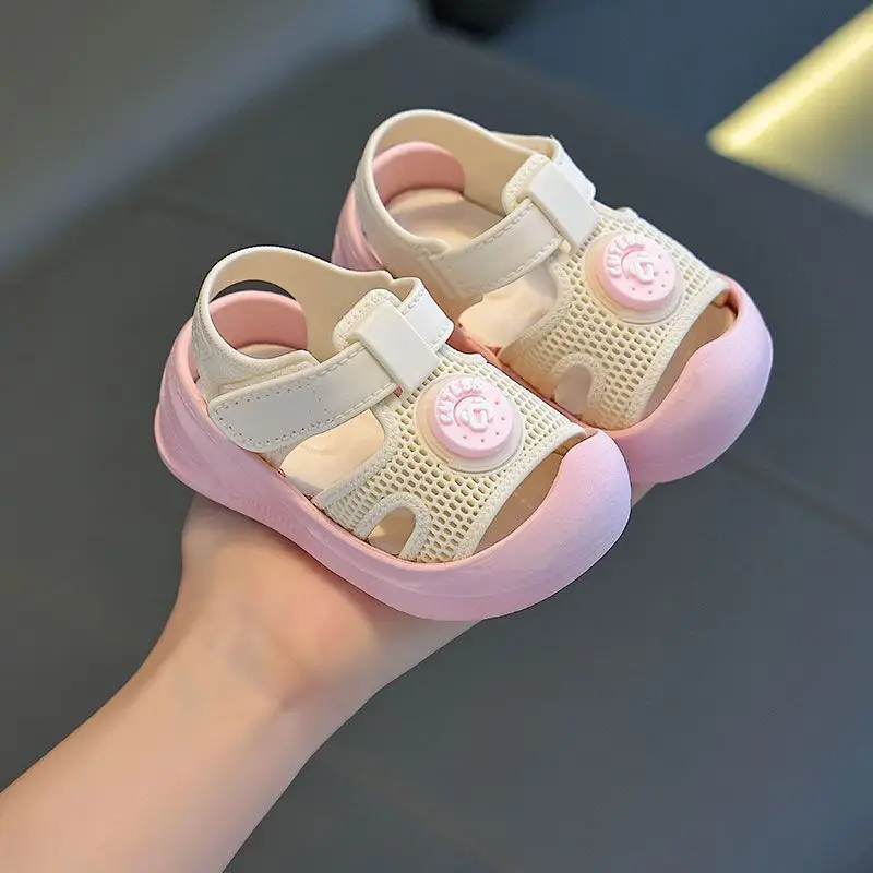 Toddler Shoes 2026 New Model for Young Children, Closed-Toe Girls' Sandals, Non-Slip Summer Baby Shoes, Cross-Border Shipping - Image 3