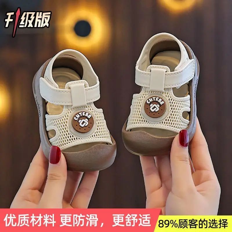 Toddler Shoes 2026 New Model for Young Children, Closed-Toe Girls' Sandals, Non-Slip Summer Baby Shoes, Cross-Border Shipping - Image 5