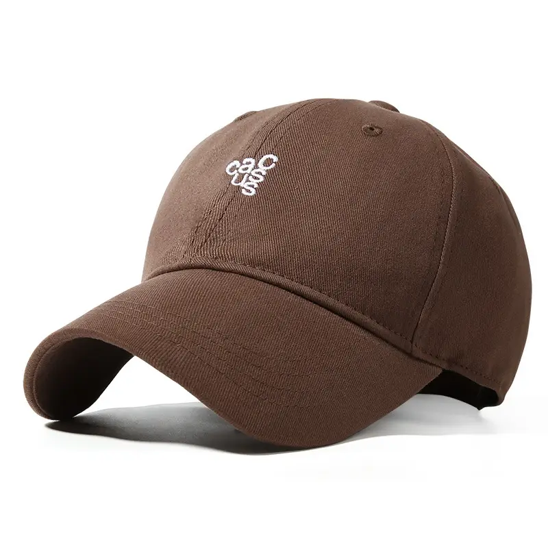 Women Summer Pure Cotton Duckbill Cap Beige Large