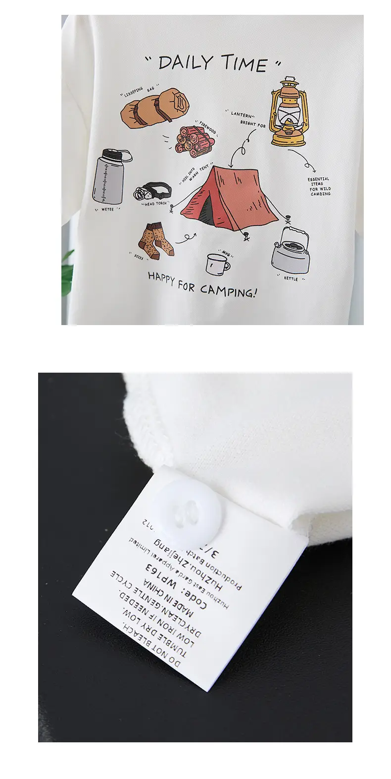 Boys Pure Cotton Lapel Top Shirt White Summer 2025 — feature 9