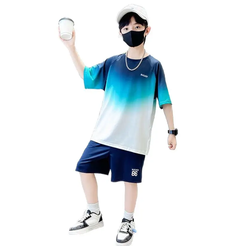 Boys Gradient Two-Piece Summer Suit 2026 - Image 6