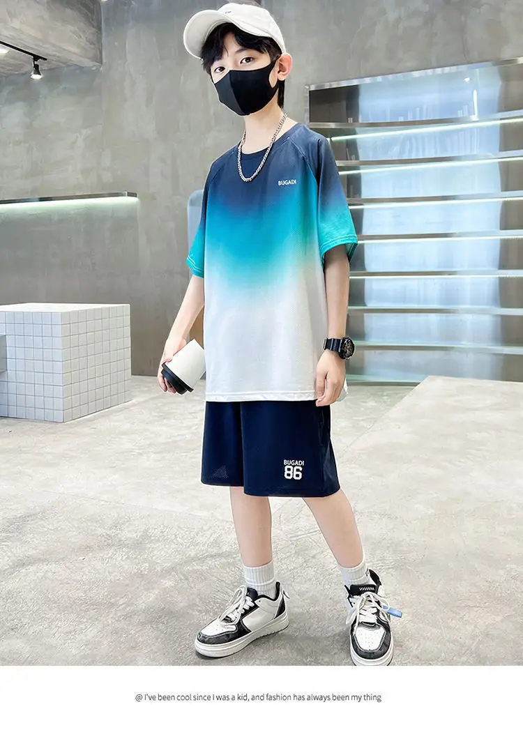 Boys Gradient Two-Piece Summer Suit 2026 — feature 12