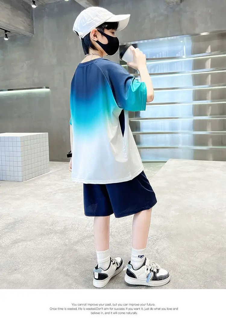 Boys Gradient Two-Piece Summer Suit 2026 — feature 14