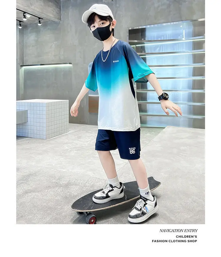 Boys Gradient Two-Piece Summer Suit 2026 — feature 16