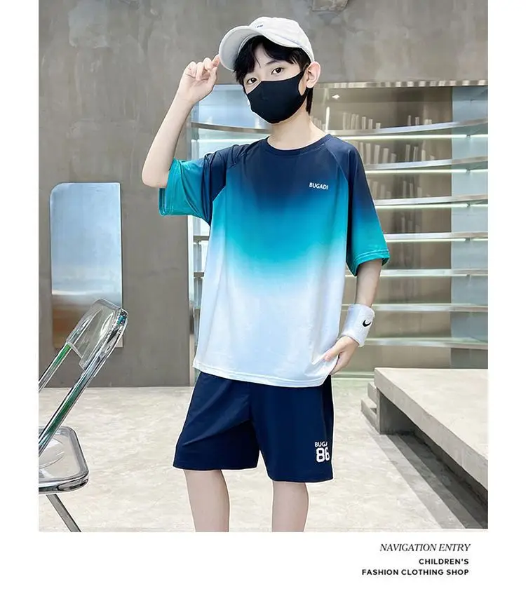 Boys Gradient Two-Piece Summer Suit 2026 — feature 18