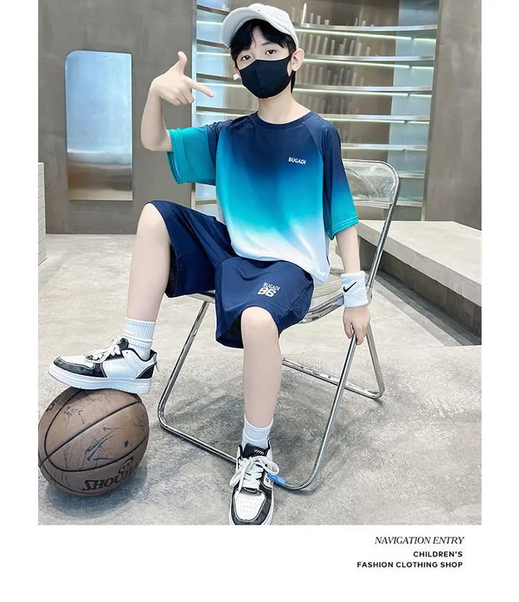 Boys Gradient Two-Piece Summer Suit 2026 — feature 19