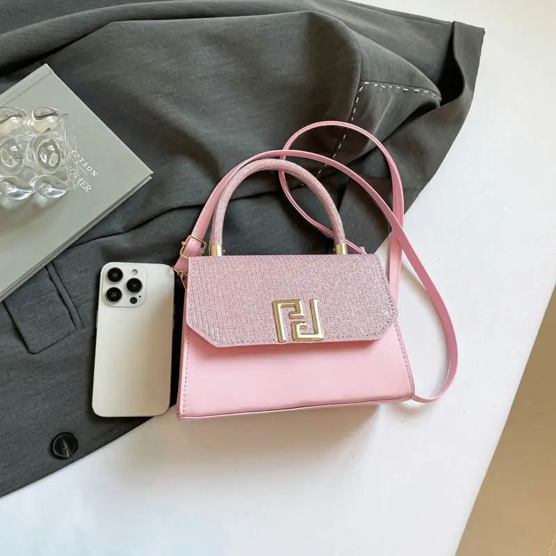 Pink Glitter Shoulder Bag for Women 2025 - Image 6