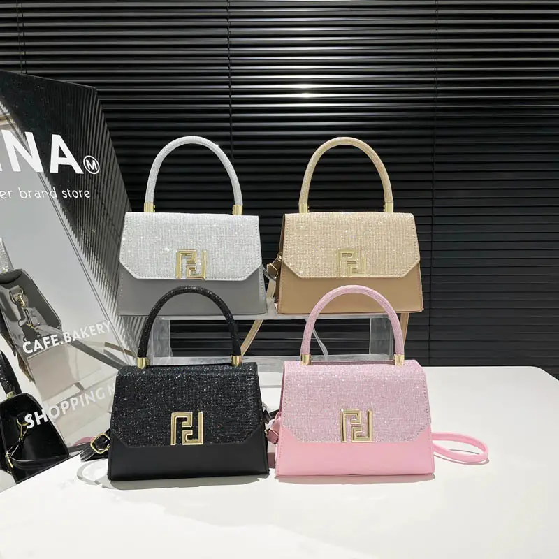 Pink Glitter Shoulder Bag for Women 2025 - Image 8