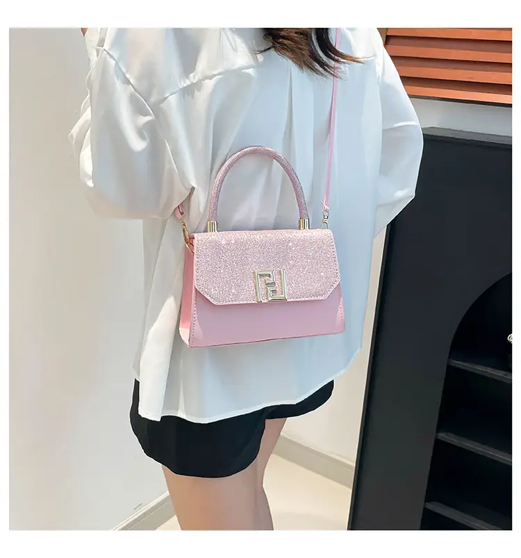 Pink Glitter Shoulder Bag for Women 2025 — feature 12