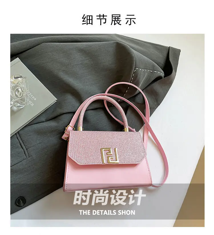 Pink Glitter Shoulder Bag for Women 2025 — feature 3