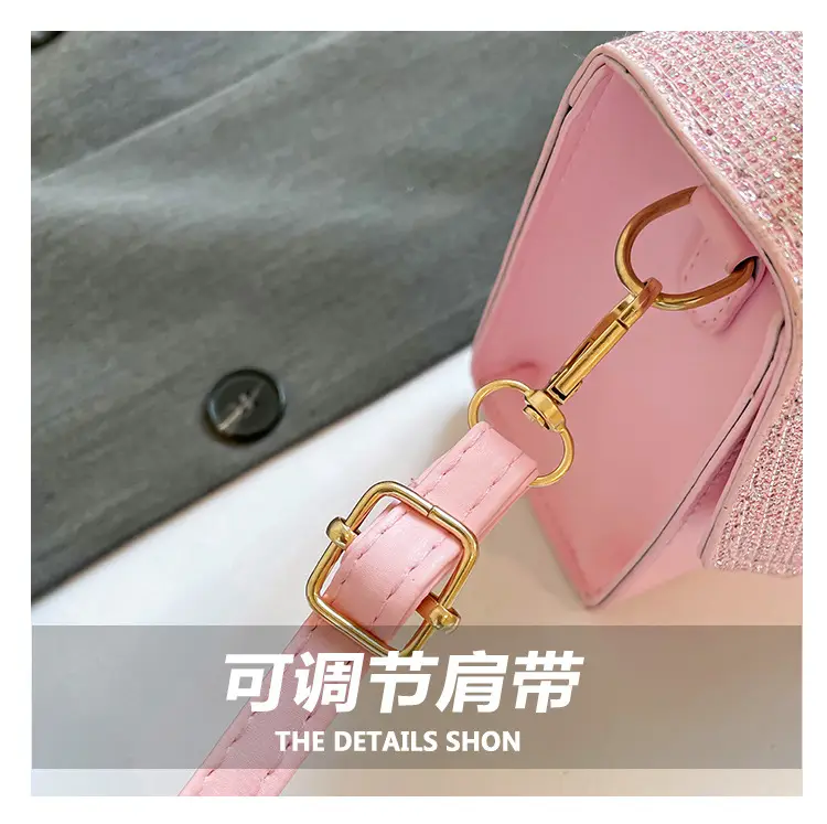 Pink Glitter Shoulder Bag for Women 2025 — feature 4