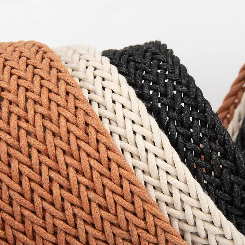Women's Braided Wide Belt Brown Girdle Strap - Image 7