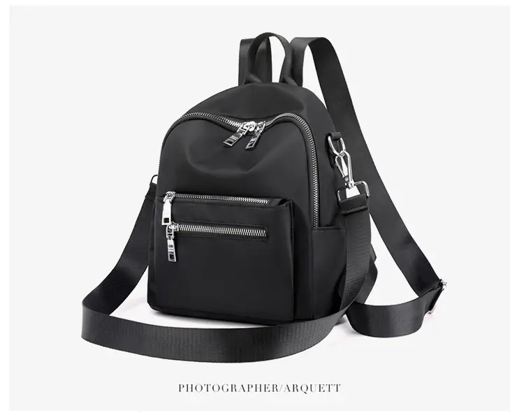 Women's Mini Nylon Backpack Shoulder Bag Lightweight School Travel — feature 19