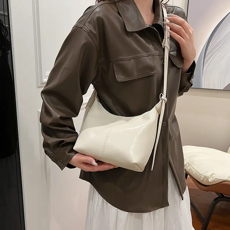 Silver Textured Crossbody Bag for Women 2025 - Image 7
