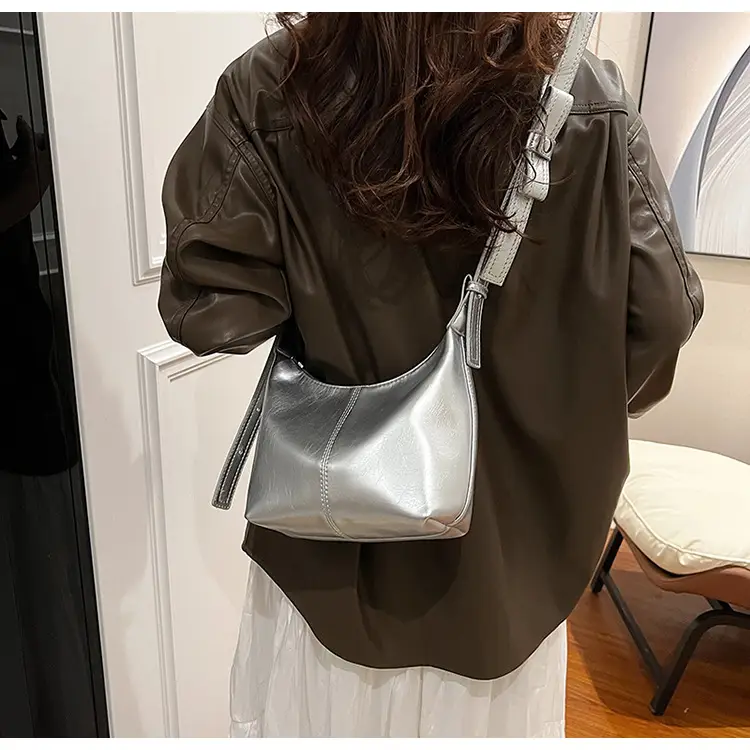 Silver Textured Crossbody Bag for Women 2025 — feature 20