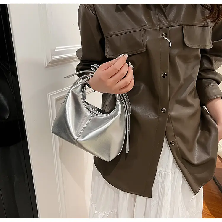 Silver Textured Crossbody Bag for Women 2025 — feature 21