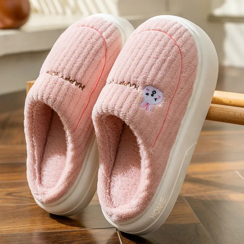 Women's Warm Plush Slipper Winter Maternity Cotton 2025
