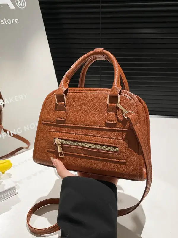 Black Leather Shoulder Bag for Women 2026 - Image 8