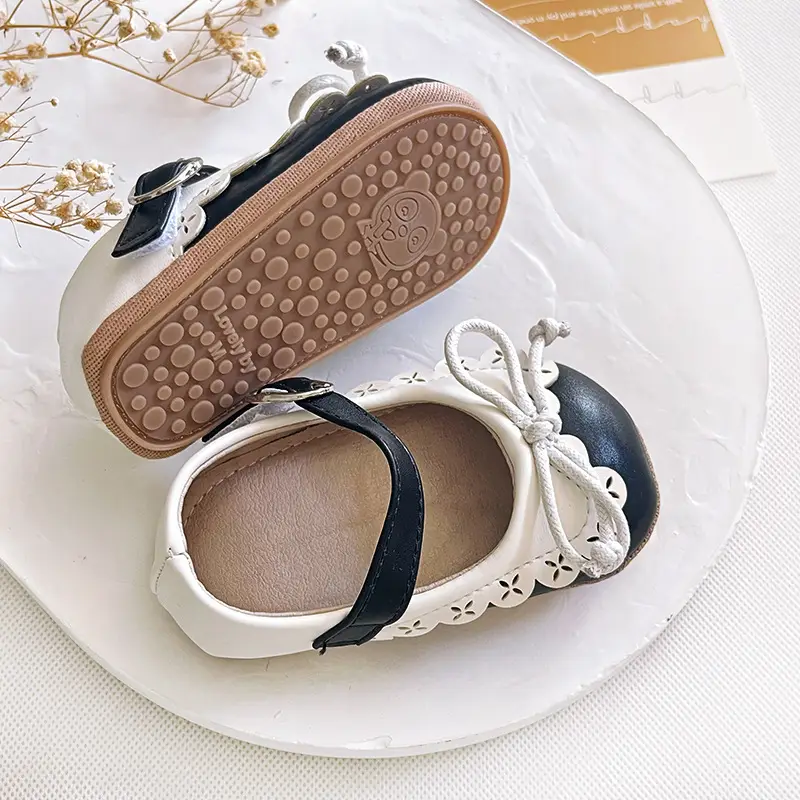 Cross-Border Wholesale Baby Toddler Shoes Soft Sole Baby Girl Pu Shoes Non-Falling Soft Princess Shoes Bow Non-Slip Soft Sole — feature 4