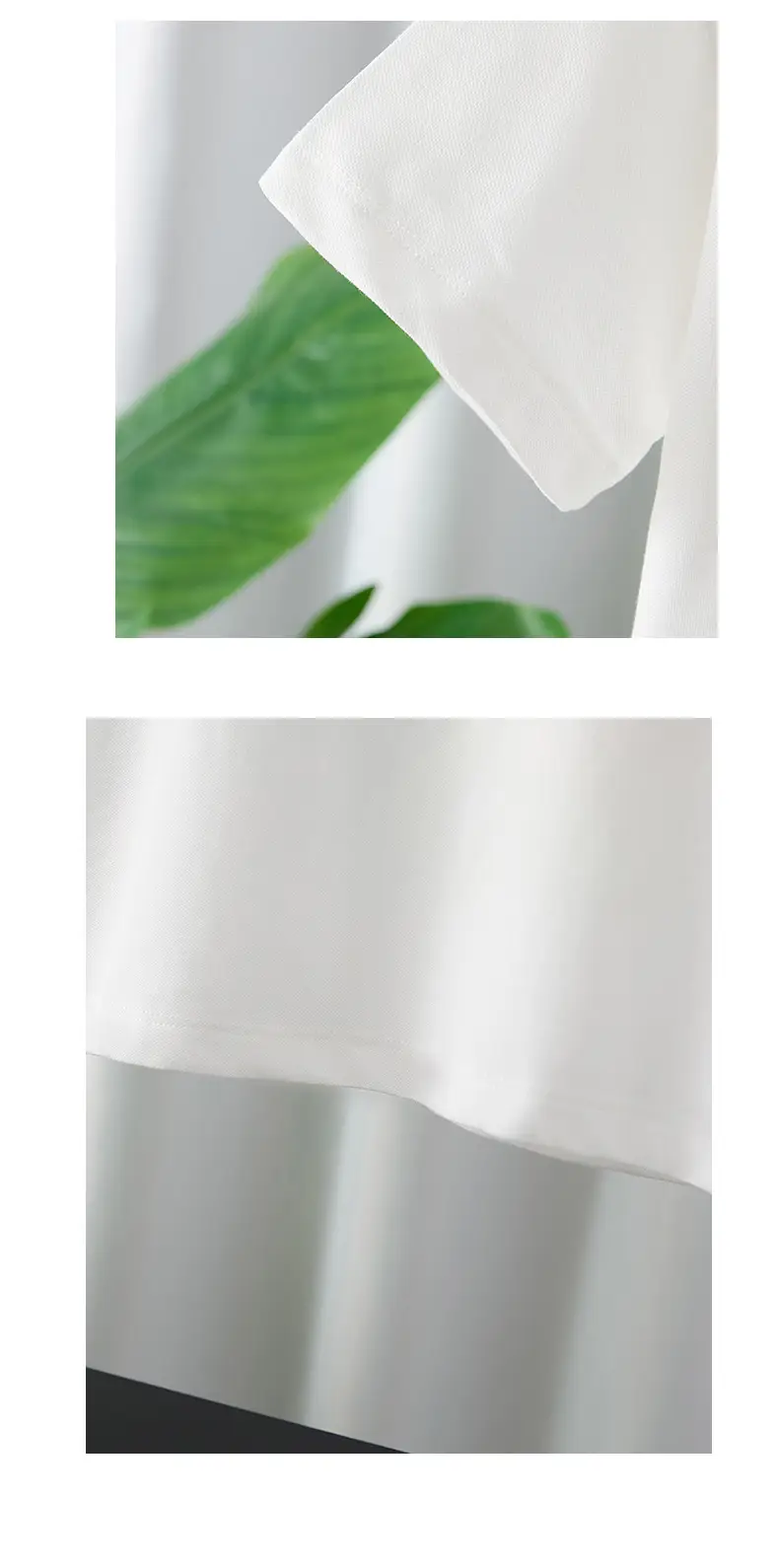 Boys Pure Cotton Cartoon Lapel T-Shirt White — feature 9
