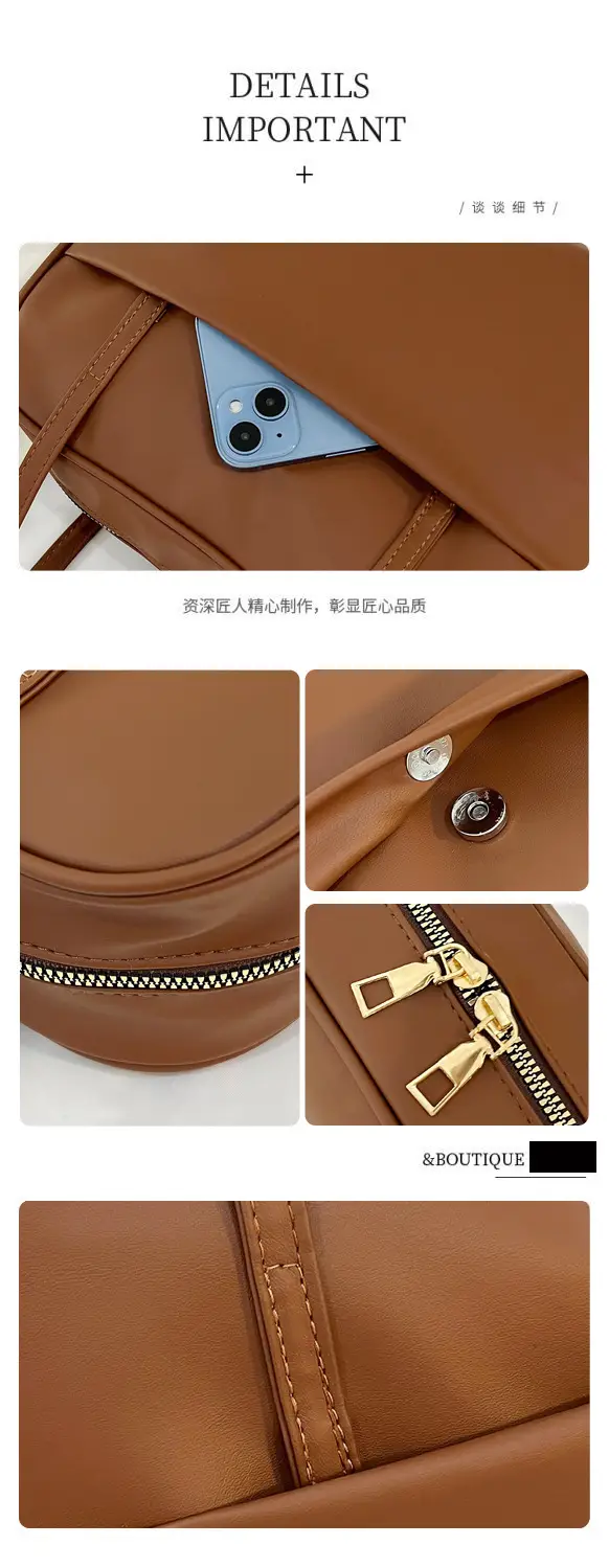 Korean Style Large Cap Bag Women Autum 2024 — feature 3