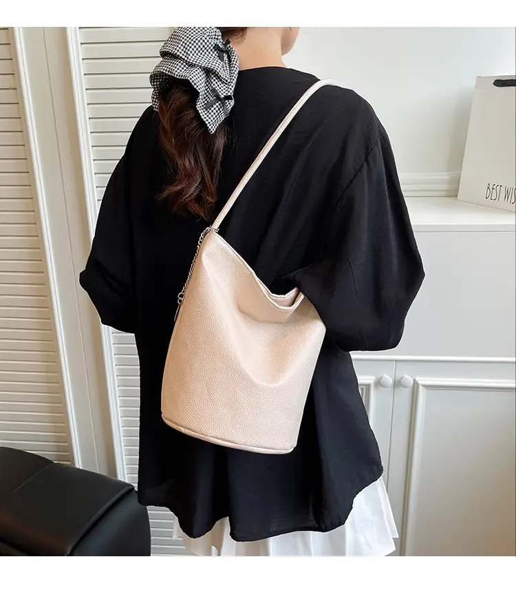 2025 Korean Style Soft Satchel Bucket Bag for Women — feature 1